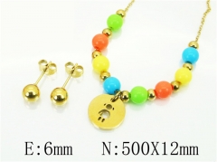 Stainless Steel Jewelry Wholesale - Stainless Steel Jewelry Sets - HY91S1626PV