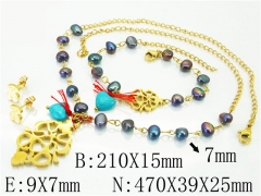 Stainless Steel Jewelry Wholesale - Stainless Steel Jewelry Sets - HY21S0247JJD