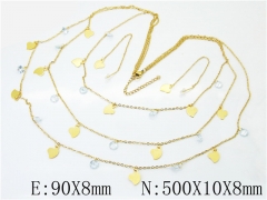 Stainless Steel Jewelry Wholesale - Stainless Steel Jewelry Sets - HY59S1771IHS