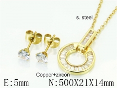 Stainless Steel Jewelry Wholesale - Stainless Steel Jewelry Sets - HY54S0590PL