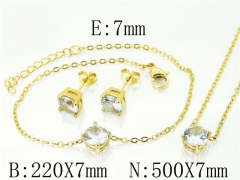 Stainless Steel Jewelry Wholesale - Stainless Steel Jewelry Sets - HY59S0126HIR