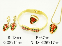 Stainless Steel Jewelry Wholesale - Stainless Steel Jewelry Sets - HY50S0444JGG