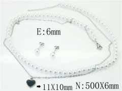 Stainless Steel Jewelry Wholesale - Stainless Steel Jewelry Sets - HY59S2038HKA