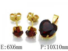 Stainless Steel Jewelry Wholesale - Stainless Steel Jewelry Sets - HY21S0005JHW