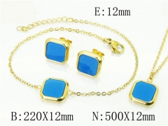Stainless Steel Jewelry Wholesale - Stainless Steel Jewelry Sets - HY59S2527HIW