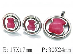 Stainless Steel Jewelry Wholesale - Stainless Steel Jewelry Sets - HY64S0529HOX