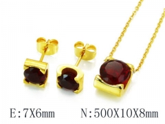 Stainless Steel Jewelry Wholesale - Stainless Steel Jewelry Sets - HY59S2424HHD