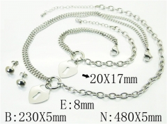 Stainless Steel Jewelry Wholesale - Stainless Steel Jewelry Sets - HY59S2301HMR