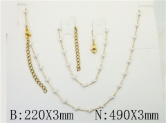Stainless Steel Jewelry Wholesale - Stainless Steel Jewelry Sets - HY39S0515HIB