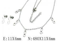 Stainless Steel Jewelry Wholesale - Stainless Steel Jewelry Sets - HY59S2974ND
