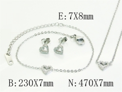 Stainless Steel Jewelry Wholesale - Stainless Steel Jewelry Sets - HY30S0163IML