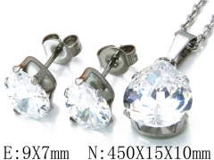 Stainless Steel Jewelry Wholesale - Stainless Steel Jewelry Sets - HY30S0156M0