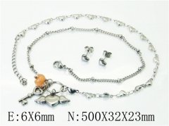 Stainless Steel Jewelry Wholesale - Stainless Steel Jewelry Sets - HY21S0389HNE