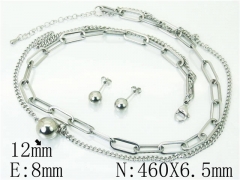 Stainless Steel Jewelry Wholesale - Stainless Steel Jewelry Sets - HY59S2218HJX