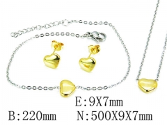 Stainless Steel Jewelry Wholesale - Stainless Steel Jewelry Sets - HY59S2933MQ