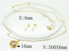 Stainless Steel Jewelry Wholesale - Stainless Steel Jewelry Sets - HY59S2028HL5