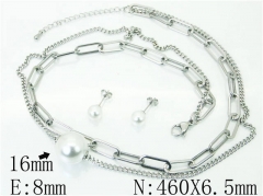 Stainless Steel Jewelry Wholesale - Stainless Steel Jewelry Sets - HY59S2221HJC