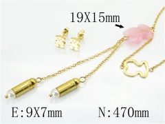 Stainless Steel Jewelry Wholesale - Stainless Steel Jewelry Sets - HY64S1343HMG