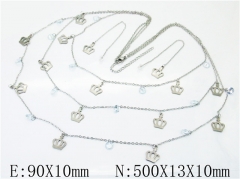Stainless Steel Jewelry Wholesale - Stainless Steel Jewelry Sets - HY59S1750HPB