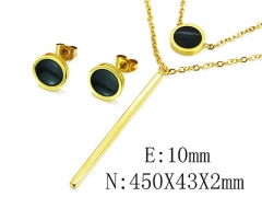 Stainless Steel Jewelry Wholesale - Stainless Steel Jewelry Sets - HY59S2890HHA