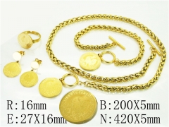 Stainless Steel Jewelry Wholesale - Stainless Steel Jewelry Sets - HY50S0239JAA