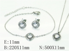 Stainless Steel Jewelry Wholesale - Stainless Steel Jewelry Sets - HY59S2338HKE