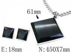 Stainless Steel Jewelry Wholesale - Stainless Steel Jewelry Sets - HY59S2798HOZ