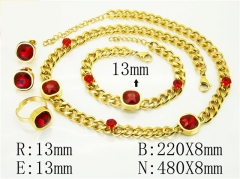Stainless Steel Jewelry Wholesale - Stainless Steel Jewelry Sets - HY50S0308JGG