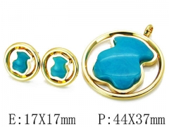 Stainless Steel Jewelry Wholesale - Stainless Steel Jewelry Sets - HY64S0544IIT