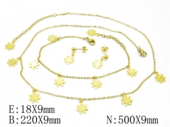 Stainless Steel Jewelry Wholesale - Stainless Steel Jewelry Sets - HY59S1495HUU
