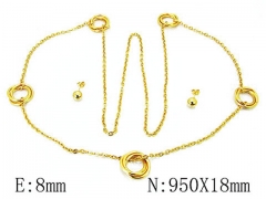 Stainless Steel Jewelry Wholesale - Stainless Steel Jewelry Sets - HY59S1250HMR
