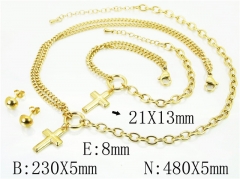 Stainless Steel Jewelry Wholesale - Stainless Steel Jewelry Sets - HY59S2272HOV