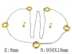Stainless Steel Jewelry Wholesale - Stainless Steel Jewelry Sets - HY59S1248HMR