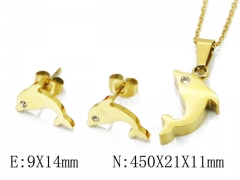 Stainless Steel Jewelry Wholesale - Stainless Steel Jewelry Sets - HY91S0562H15