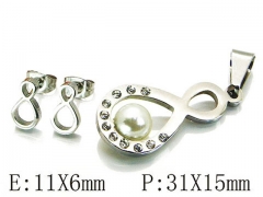 Stainless Steel Jewelry Wholesale - Stainless Steel Jewelry Sets - HY25S0583PZ