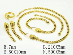Stainless Steel Jewelry Wholesale - Stainless Steel Jewelry Sets - HY50S0532JGG
