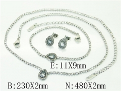 Stainless Steel Jewelry Wholesale - Stainless Steel Jewelry Sets - HY59S2479IDL