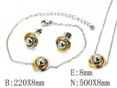 Stainless Steel Jewelry Wholesale - Stainless Steel Jewelry Sets - HY59S2753OL