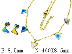Stainless Steel Jewelry Wholesale - Stainless Steel Jewelry Sets - HY59S2920OLG