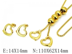 Stainless Steel Jewelry Wholesale - Stainless Steel Jewelry Sets - HY59S2817IDD