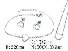 Stainless Steel Jewelry Wholesale - Stainless Steel Jewelry Sets - HY59S1369OQ