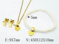 Stainless Steel Jewelry Wholesale - Stainless Steel Jewelry Sets - HY21S0210JWW