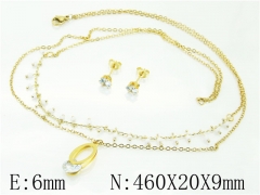 Stainless Steel Jewelry Wholesale - Stainless Steel Jewelry Sets - HY21S0350OR