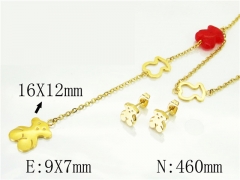Stainless Steel Jewelry Wholesale - Stainless Steel Jewelry Sets - HY64S1364HMX