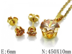 Stainless Steel Jewelry Wholesale - Stainless Steel Jewelry Sets - HY30S0199PZ