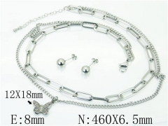 Stainless Steel Jewelry Wholesale - Stainless Steel Jewelry Sets - HY59S2215HJA