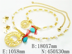 Stainless Steel Jewelry Wholesale - Stainless Steel Jewelry Sets - HY21S0251JJD