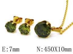 Stainless Steel Jewelry Wholesale - Stainless Steel Jewelry Sets - HY30S0008H00