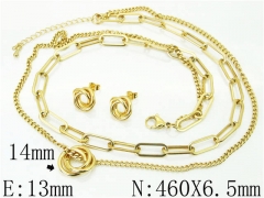 Stainless Steel Jewelry Wholesale - Stainless Steel Jewelry Sets - HY59S2257HLG