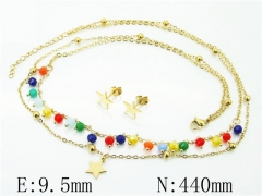 Stainless Steel Jewelry Wholesale - Stainless Steel Jewelry Sets - HY24S0043HWL